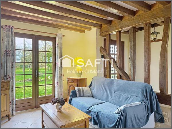 Sur la commune d'Asnières, à seulement 3 km du bourg de Moyaux et de ses commerces de proximité, laissez-vous séduire par ce charmant pavillon parfaitement entretenu, sur sous-sol complet.