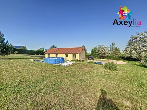 La Pacaudière (42310) A VENDRE - LA PACAUDIERE - MAISON DE PLAIN PIED, 3 CHAMBRES ET TERRAIN