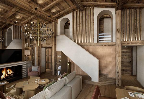 Vente Duplex de luxe Megève 6 Pièces 155 m²
