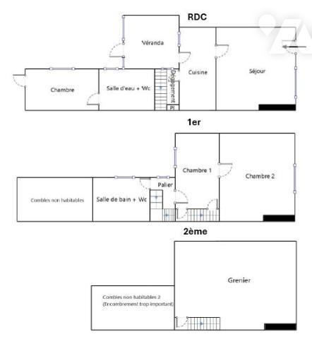 TOURS - Paul Bert - Maison et Garage