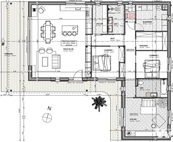 Terrain Constructible de 1800 m² - Un Cadre de Vie Idéal