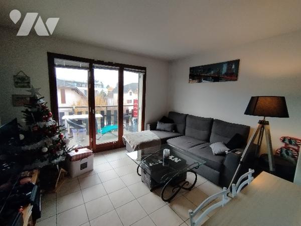 Appartement T2, garage, balcon, exposition sud