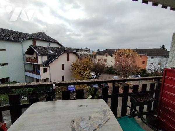 Appartement T2, garage, balcon, exposition sud