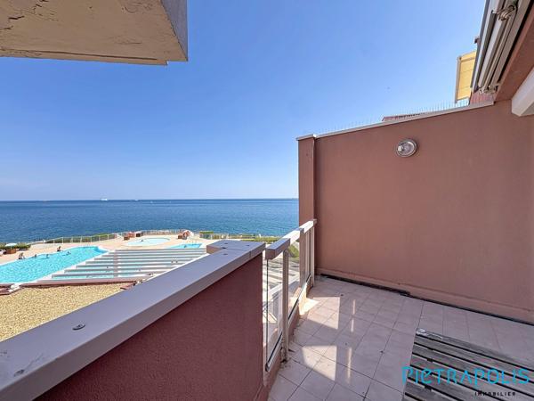 EXCLUSIVITÉ - SÈTE - LA CORNICHE : Appartement T2 46,16m² loi carrez, terrasse, place de parking