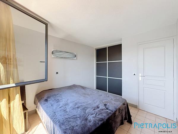 EXCLUSIVITÉ - SÈTE - LA CORNICHE : Appartement T2 46,16m² loi carrez, terrasse, place de parking