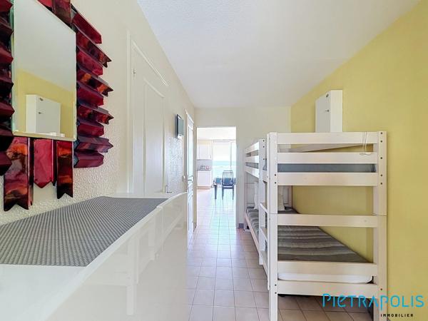 EXCLUSIVITÉ - SÈTE - LA CORNICHE : Appartement T2 46,16m² loi carrez, terrasse, place de parking