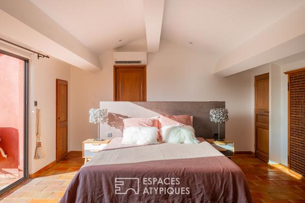 Maison d’architecte rénovée avec échappée mer