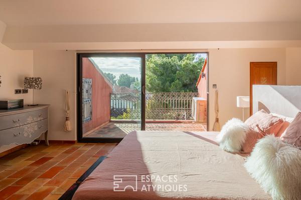 Maison d’architecte rénovée avec échappée mer