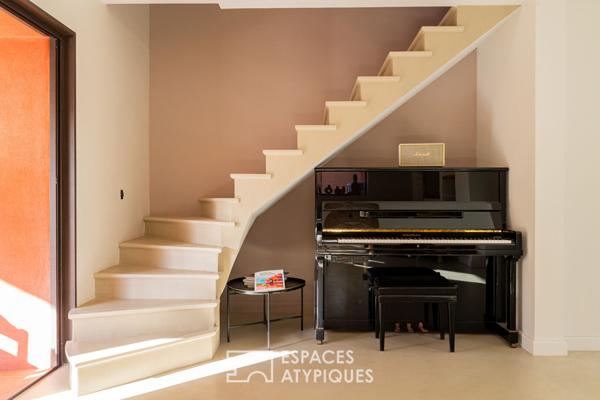 Maison d’architecte rénovée avec échappée mer