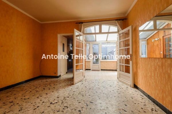 Le Cateau 59360 - Maison à rafraichir avec garage & jardin clos