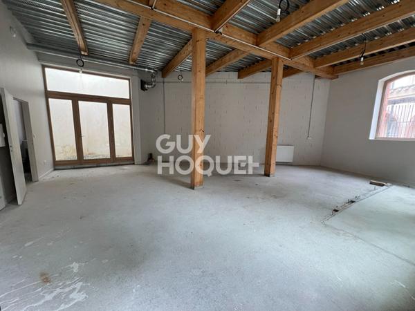 OPPORTUNITE RARE - Atelier d'artiste à usage mixte 64,7 m2 !
