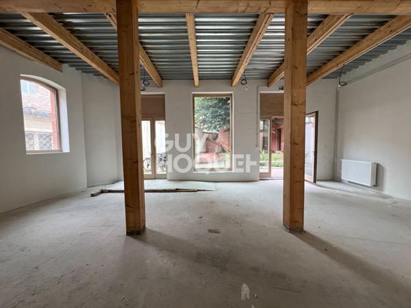 OPPORTUNITE RARE - Atelier d'artiste à usage mixte 64,7 m2 !