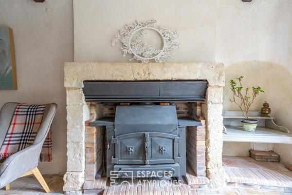 Habitation semi-troglodytique pleine de charme