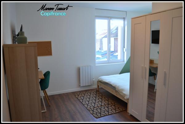 Chambre en colocation avec Salle de bain privative proche Rubika, Valenciennes