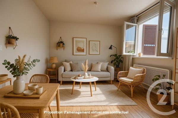 Appartement à vendre  3 pièces - 52,55 m2 ST MAUR DES FOSSES - 94