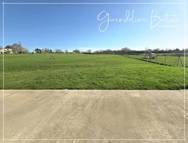 Maison Plain-pied 110m² - 3 chambres - Terrain 3046m² avec vue dégagée - DPE A - LA FORCE