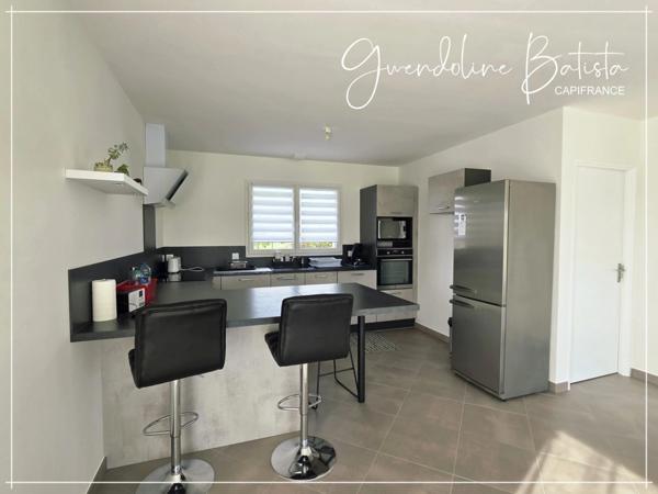 Maison Plain-pied 110m² - 3 chambres - Terrain 3046m² avec vue dégagée - DPE A - LA FORCE