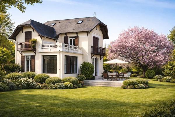 Jolie maison ancienne avec grand terrain et piscine
