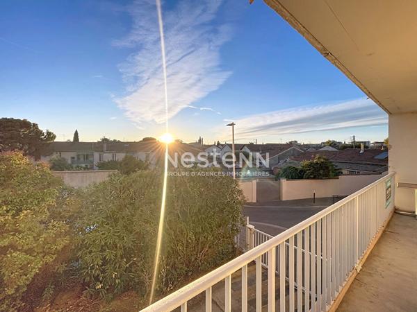 Appartement 4 pièces à Nîmes, balcon, loggia, parking et cave