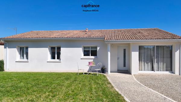Maison à vendre 5 pièces SAINT SYLVESTRE SUR LOT (47) Maison de 101 m2 habitables sur terrain clos de 751m2