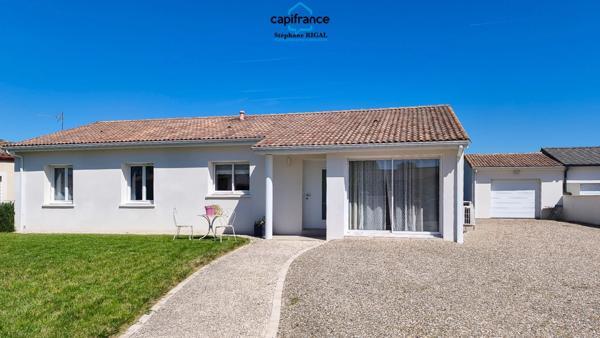 Maison à vendre 5 pièces SAINT SYLVESTRE SUR LOT (47) Maison de 101 m2 habitables sur terrain clos de 751m2