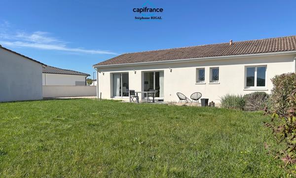 Maison à vendre 5 pièces SAINT SYLVESTRE SUR LOT (47) Maison de 101 m2 habitables sur terrain clos de 751m2