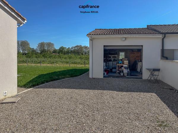 Maison à vendre 5 pièces SAINT SYLVESTRE SUR LOT (47) Maison de 101 m2 habitables sur terrain clos de 751m2