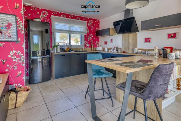 Maison à vendre 5 pièces SAINT SYLVESTRE SUR LOT (47) Maison de 101 m2 habitables sur terrain clos de 751m2
