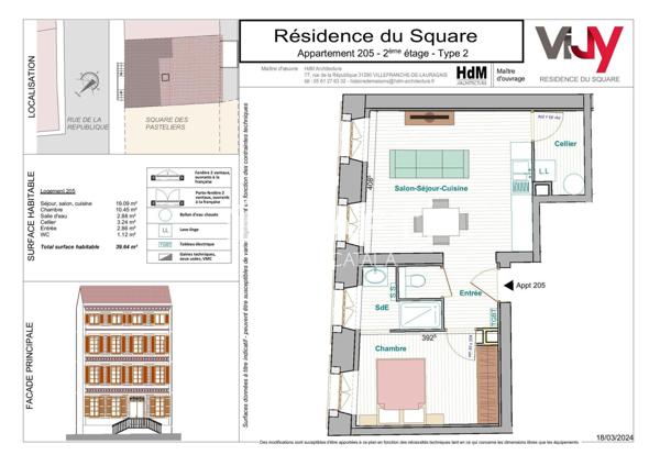 Appartement de standing en centre ville