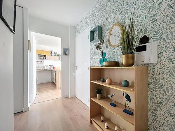 Saint-Herblain Bouvardière / Appartement 3 chambres / terrasse / dernier étage / parking / résidence récente