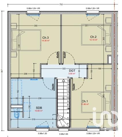 Maison à vendre 4 pièces 90 m² Woippy