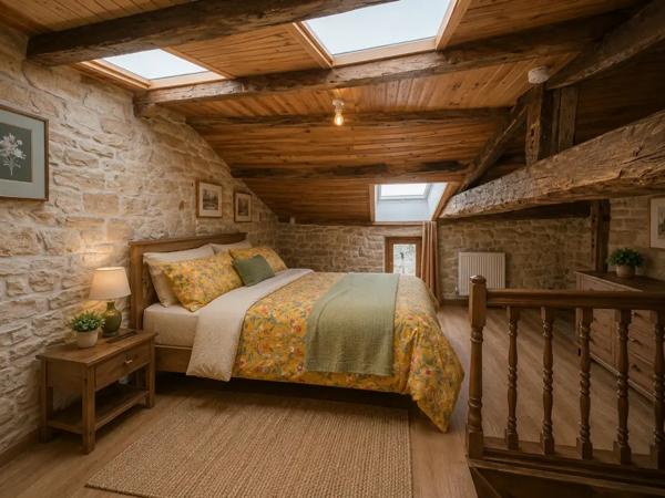 Maison en pierre avec jardin, dépendances et grange à Mansle