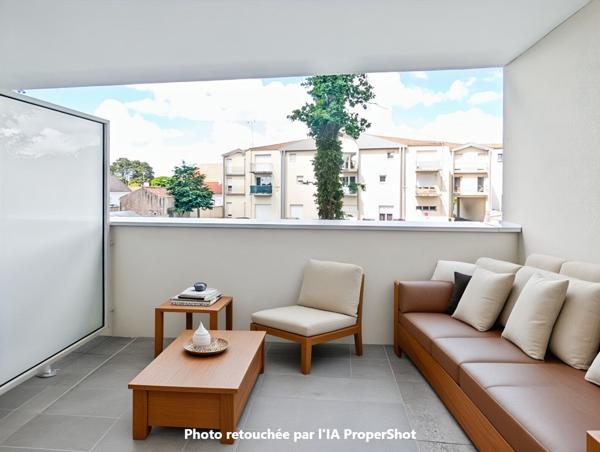 Appartement 3 pièces de 66 m² dans une résidence neuve avec balcon et garage double.
