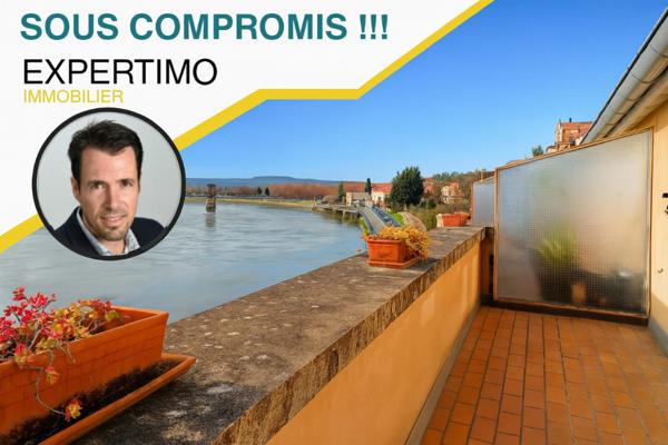 Trévoux (01600) Trévoux - À vendre – Appartement T3 de 49 m² avec balcon terrasse perché sur la Saône