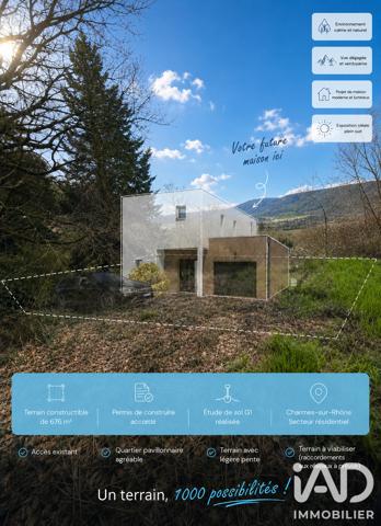Terrain à vendre 676 m² Charmes-sur-Rhône