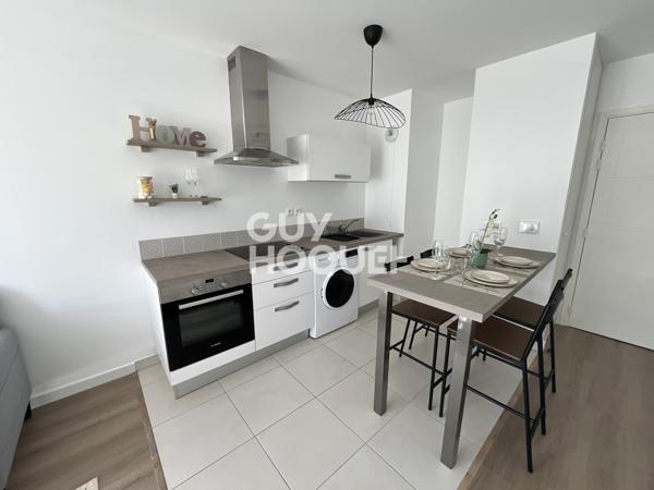 REIMS -  Secteur DAUPHINOT - LOCATION MEUBLÉE - Magnifique type 2 avec balcon et place de parking