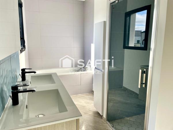 Champigny - Maison neuve 5 chambres- Terrain de 519m2- garage et sous sol.