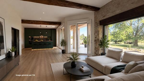 MAISON DE CARACTERE AVEC ESPACE PROFESSIONNEL INDEPENDANT - PARC 3000 M2