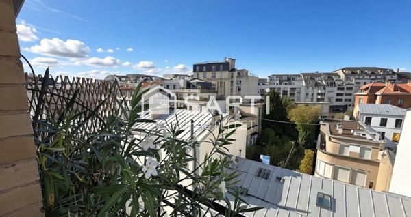 Saint-Mandé Centre – 2/3 pièces 50 m² avec balcon – Dernier étage, calme et lumineux