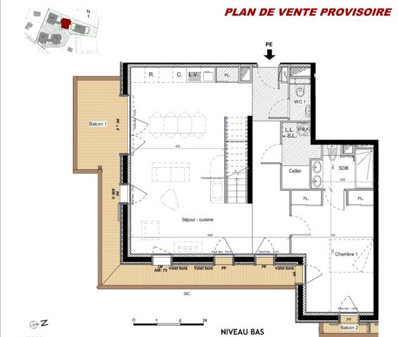 Haute Savoie (74), à vendre SAMOENS - Domaine skiable Grand Massif - Appartement T5 duplex