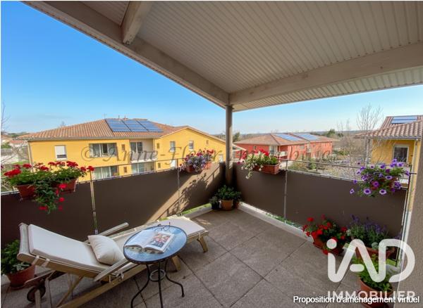 Appartement à vendre 3 pièces 55,28 m² Castanet-Tolosan