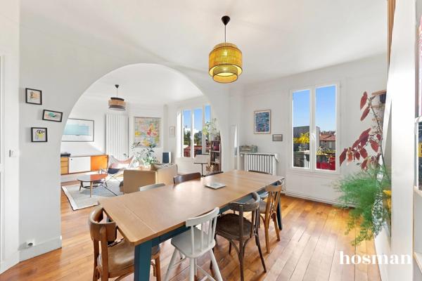 Coup de coeur - 4 pièces de 86m² - 130m2 au sol - Dernier étage - entièrement rénové +balcon - rue Carnot, Montreuil