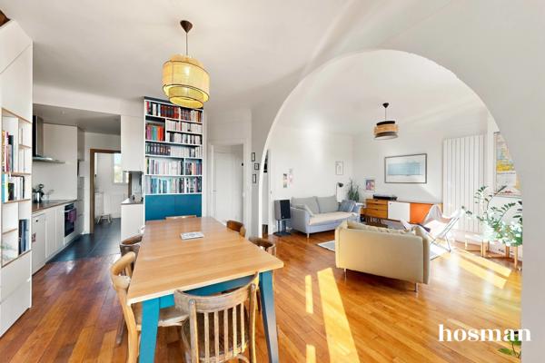 Coup de coeur - 4 pièces de 86m² - 130m2 au sol - Dernier étage - entièrement rénové +balcon - rue Carnot, Montreuil