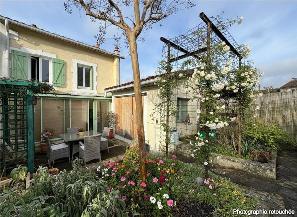 A vendre MAISON type 3/4 rénovée au calme de Périgueux avec garage et jardin