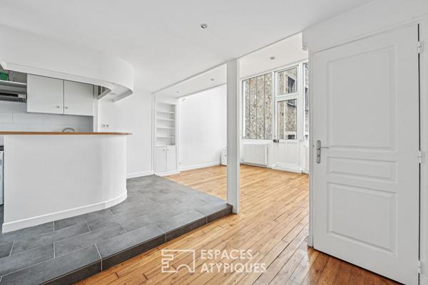 Atelier d’artiste traversant en dernier étage avec balcon – Jasmin Auteuil