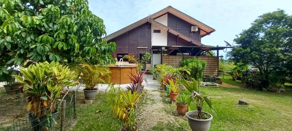Dpt Guyane (973), À Vendre Splendide Demeure Créole en Bois à Préfontaine - Macouria