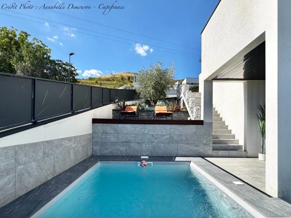 Villa d'Architecte contemporaine récente - 6 pièces/4 chambres - CLERMONT-FERRAND - Vue Panoramique - Piscine