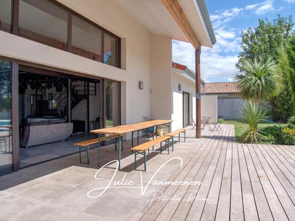 Plaisance-du-Touch 31880 - Maison contemporaine 210 m2 + T2 indépendant - Piscine - Garage 48 m2