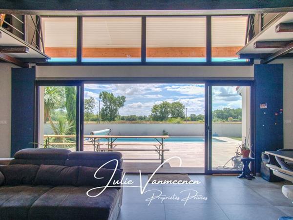 Plaisance-du-Touch 31880 - Maison contemporaine 210 m2 + T2 indépendant - Piscine - Garage 48 m2