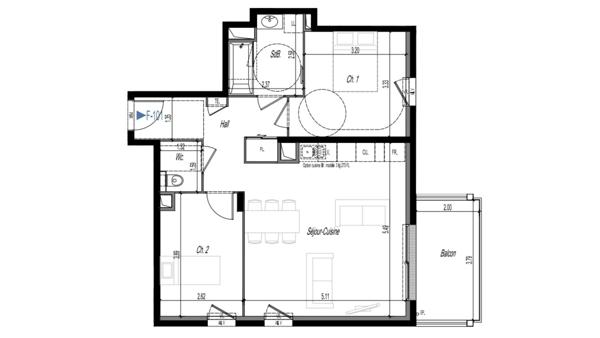 Appartement à vendre 3 pièces 65 m² Clermont-Ferrand